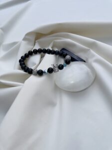 armband met blauwe sandstone